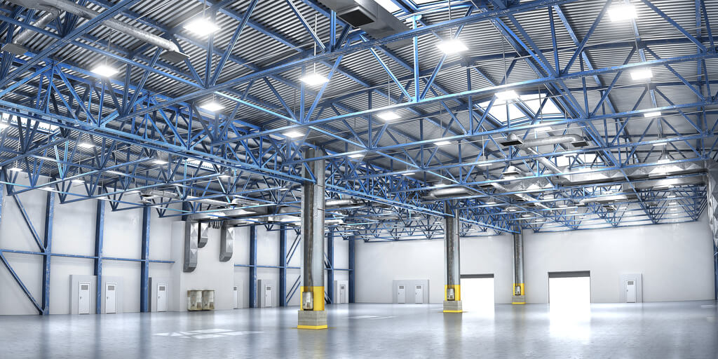 a warehouse lighting