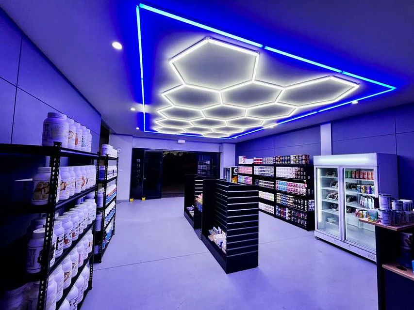 led lighting in a store in surrey