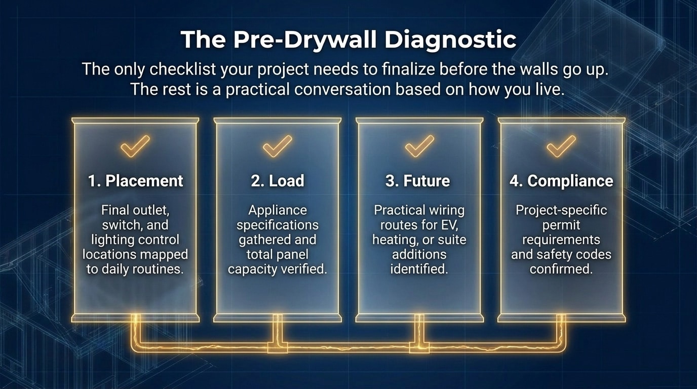 Electrical Renovation Checklist Before Drywall
