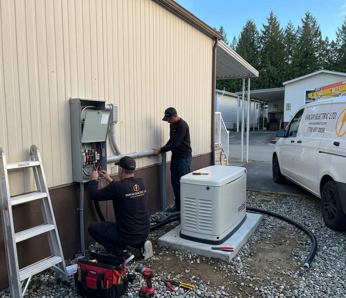 Standby Generator Installation in Langley, Surrey & Vancouver
