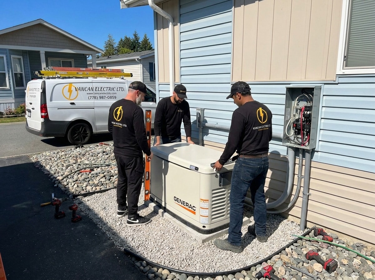 Standby Generator Installation in Langley, Surrey & Vancouver
