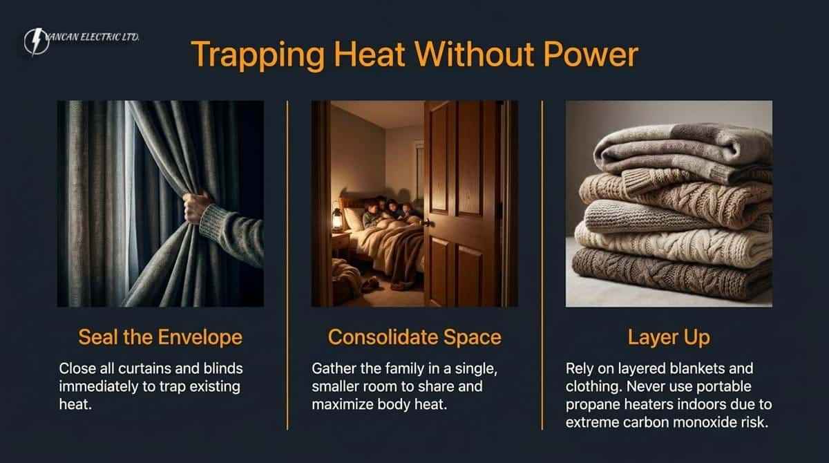Keeping Your Home Warm (or Cool) Without Power