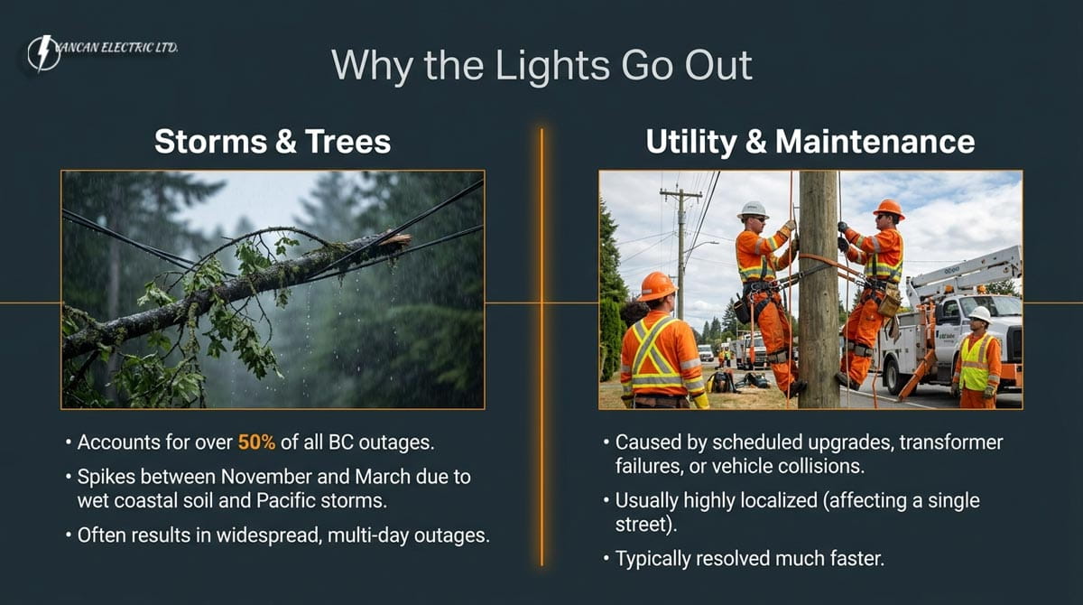 Why Power Outages Happen in the Lower Mainland